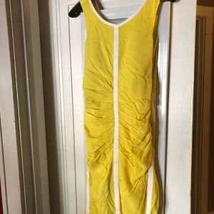 Neon yellow dress by Tracy Reese
